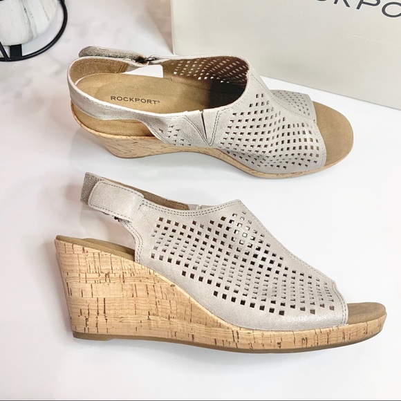 Rockport Women's Briah PERF Sling Wedge Sandal - Picture 9 of 12
